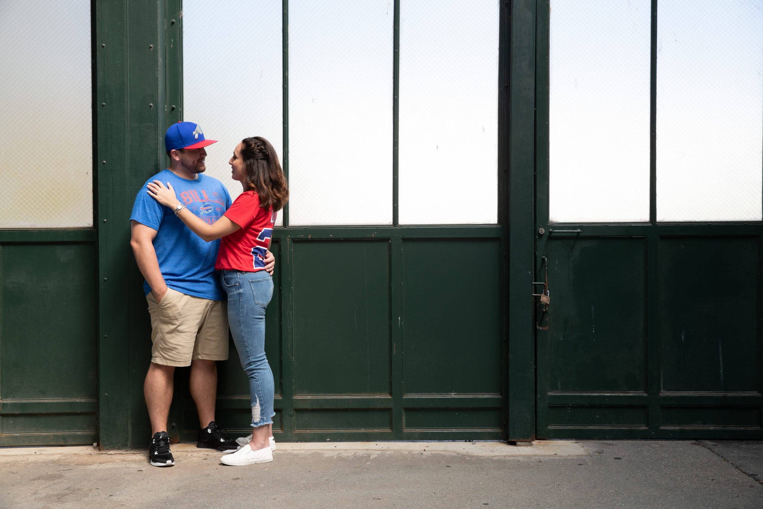 Chicago cubs engagement session.